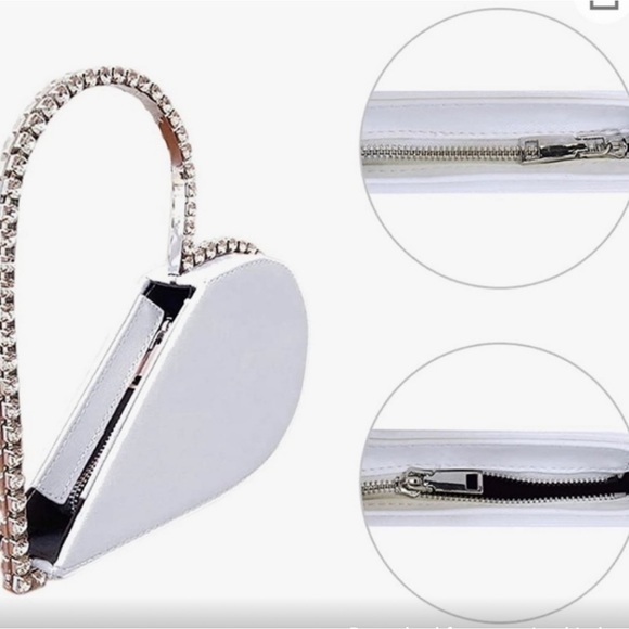 NWOT Valentines Day heart clutch never used! - Picture 4 of 7